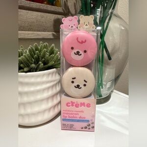 Crème Macaron Lip Balm Set - Pink & Cream